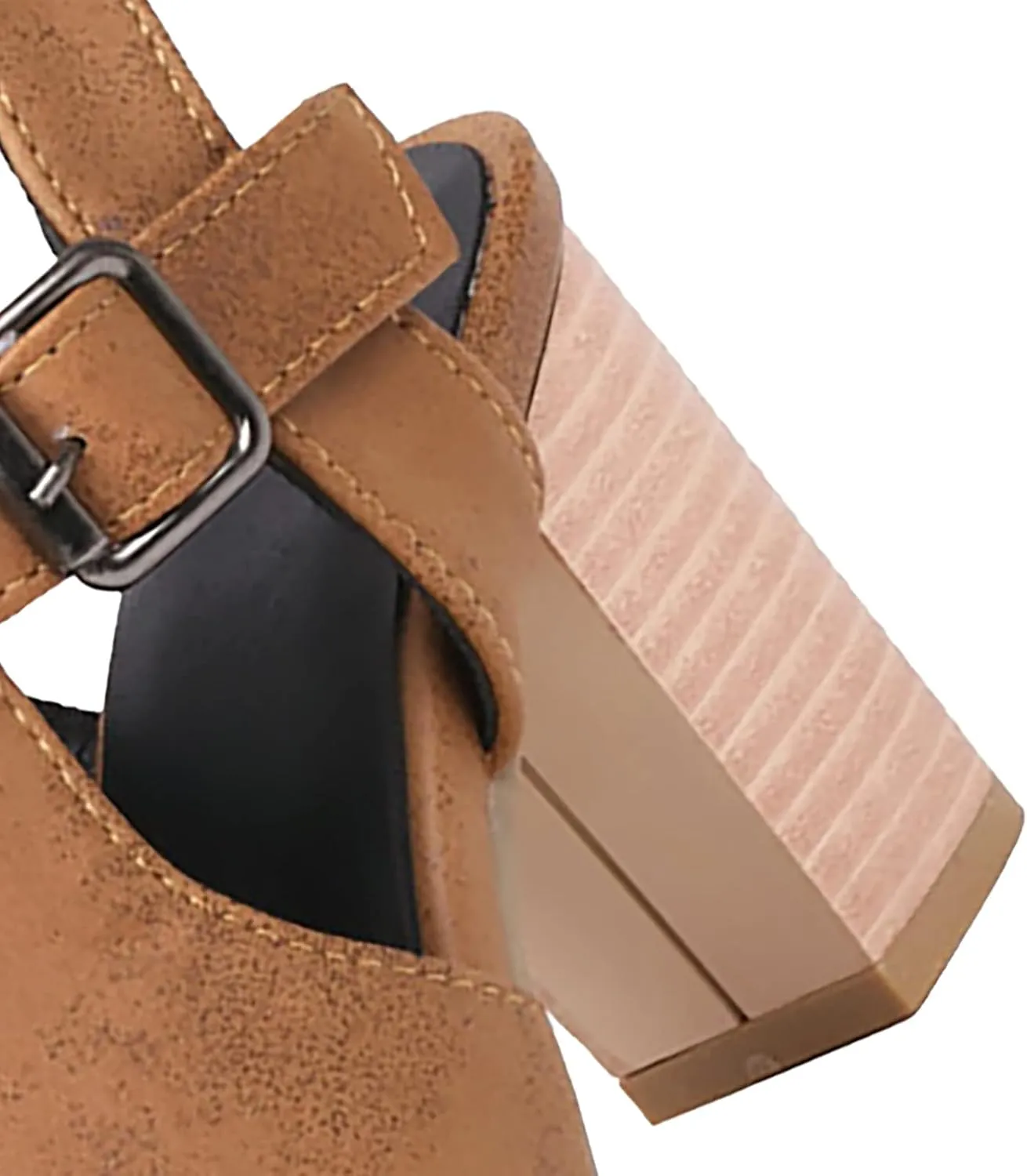2025 Foreign Trade Large Fish Mouth Sandals Women's Fast Selling High Heel Sandals Back Empty Sandals