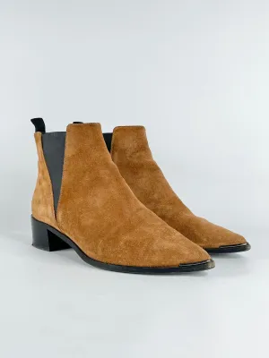 Acne Studios Tan Suede Jensen/Jenny Ankle Boots - EU40
