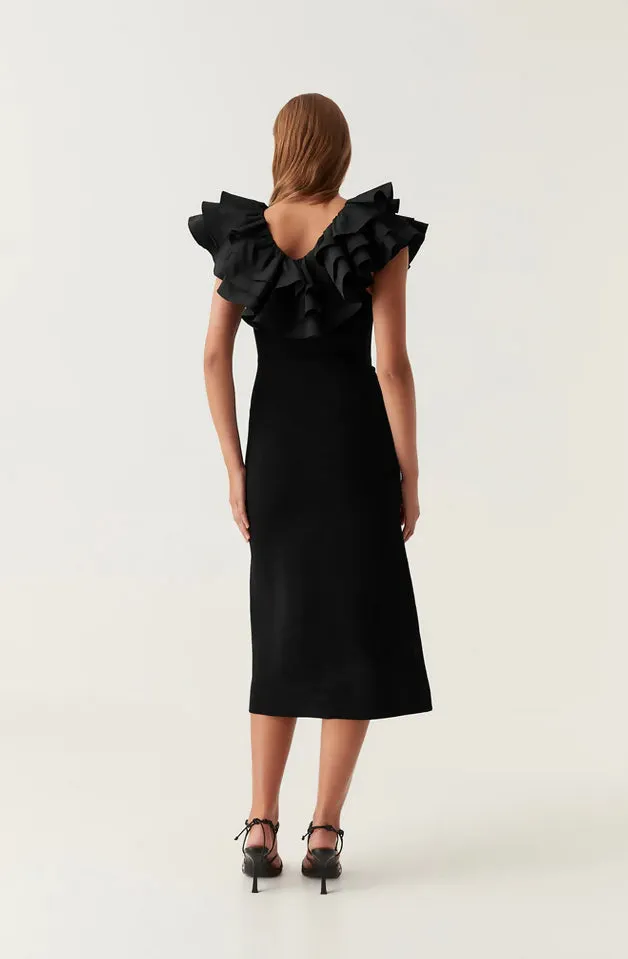 Aje Transcendent Ruffle Midi