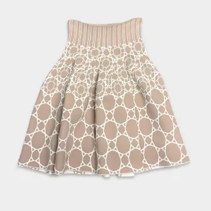 Alaia Beige and White Skirt