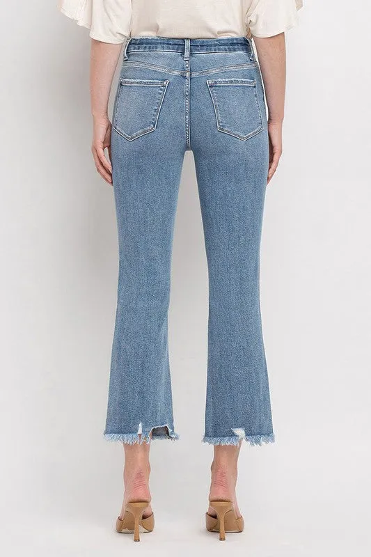 Alex High Rise Crop Flare Jeans