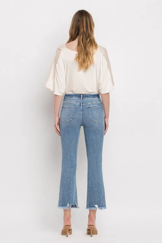 Alex High Rise Crop Flare Jeans