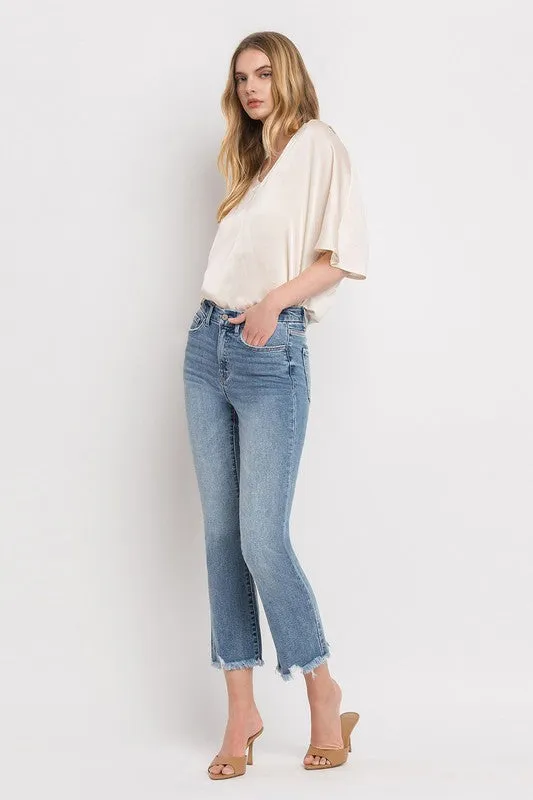 Alex High Rise Crop Flare Jeans