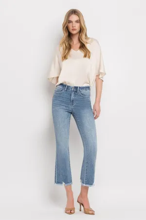 Alex High Rise Crop Flare Jeans