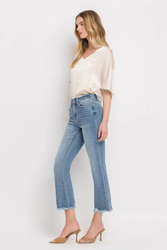 Alex High Rise Crop Flare Jeans