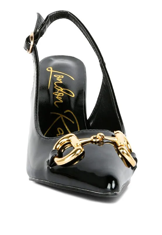 All Nighter Slingback High Heel Patent Pumps