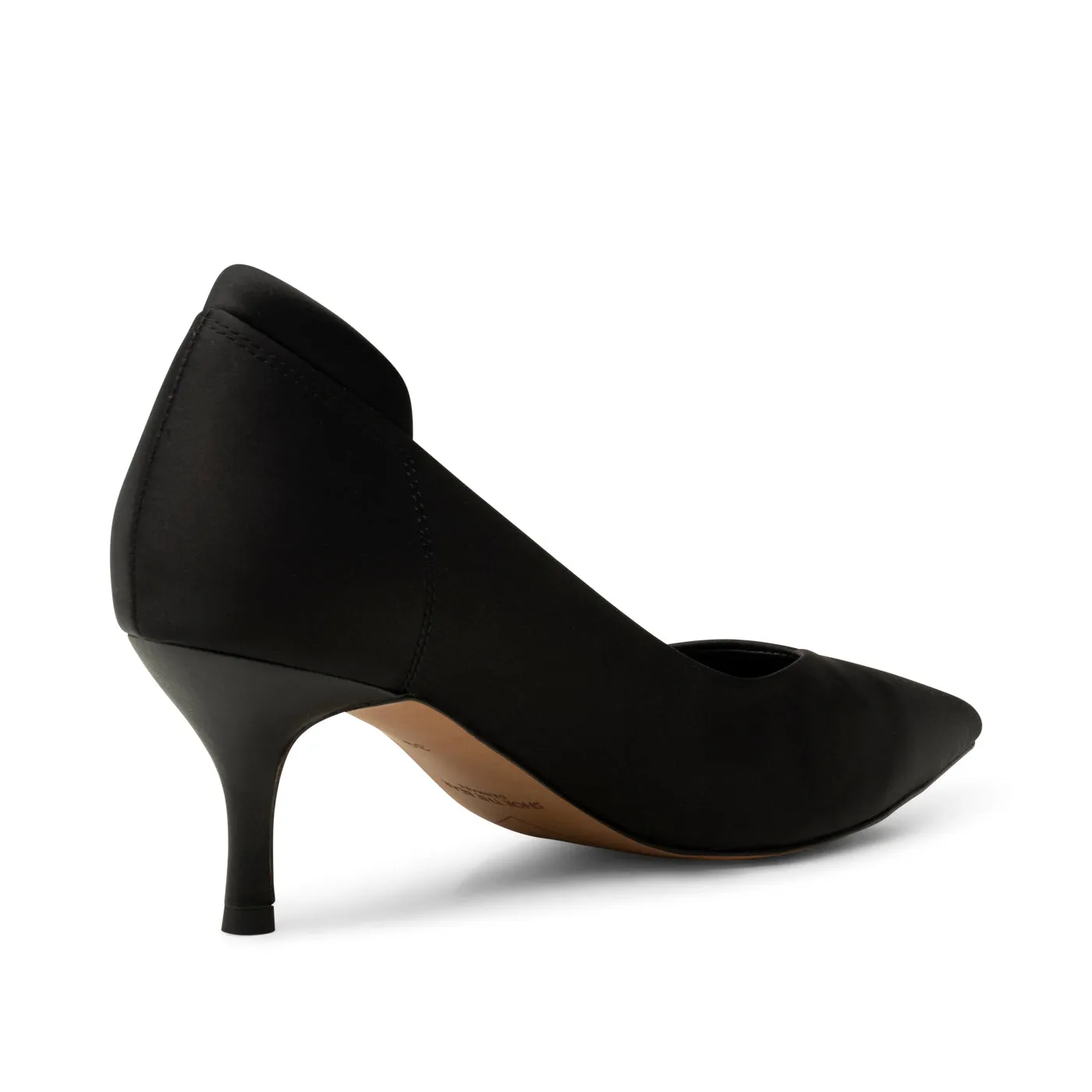 Amia pump satin - BLACK SATIN