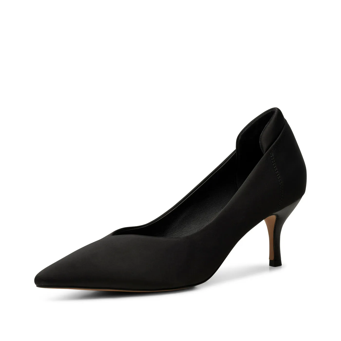 Amia pump satin - BLACK SATIN