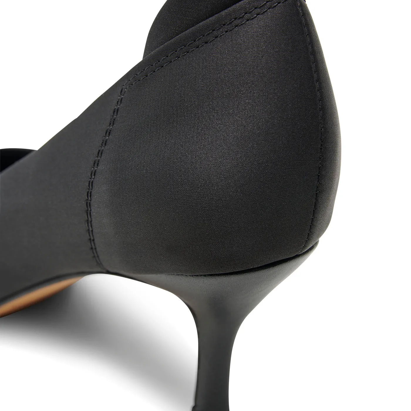 Amia pump satin - BLACK SATIN