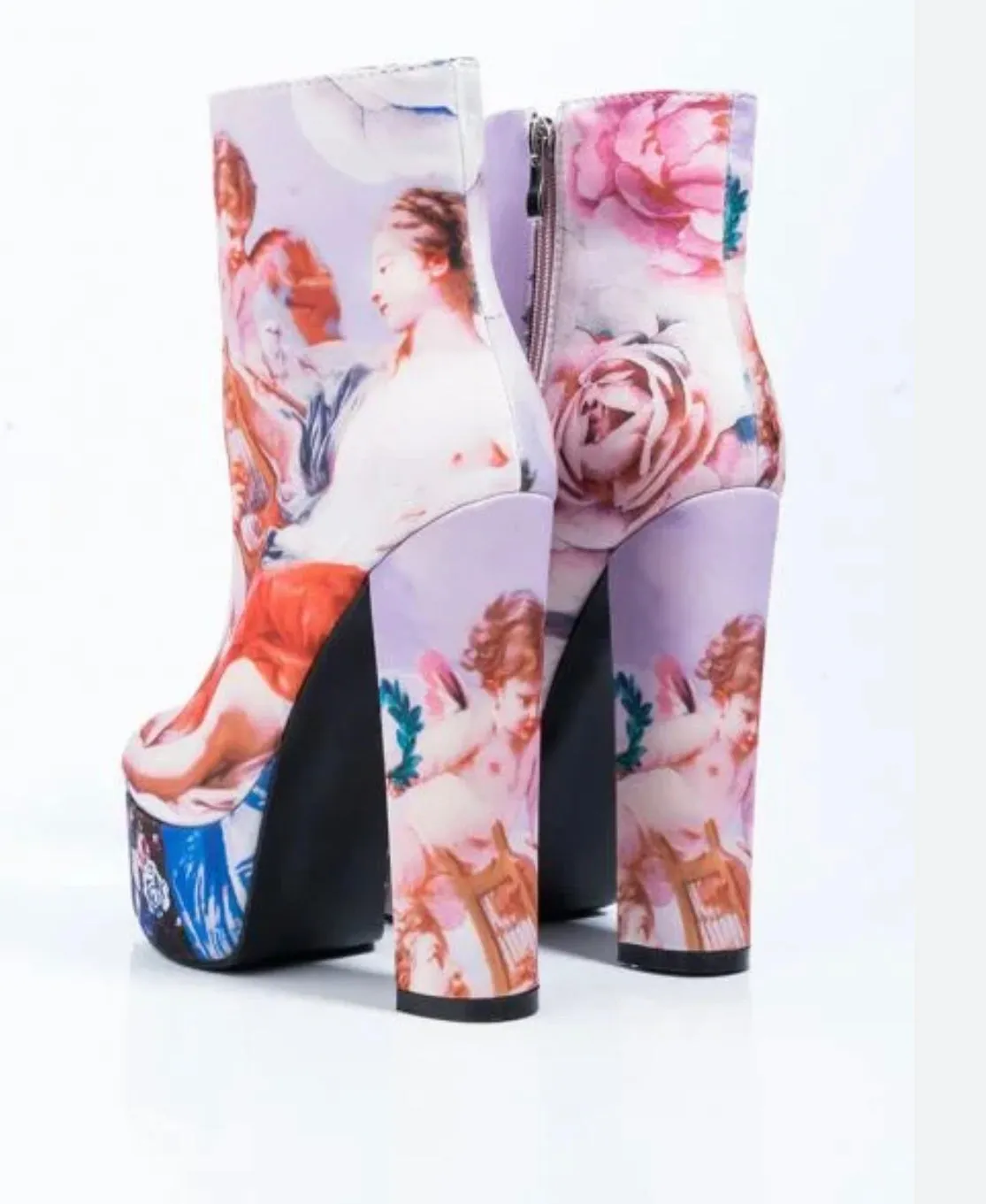 Angel Platform 6" Heel Booties