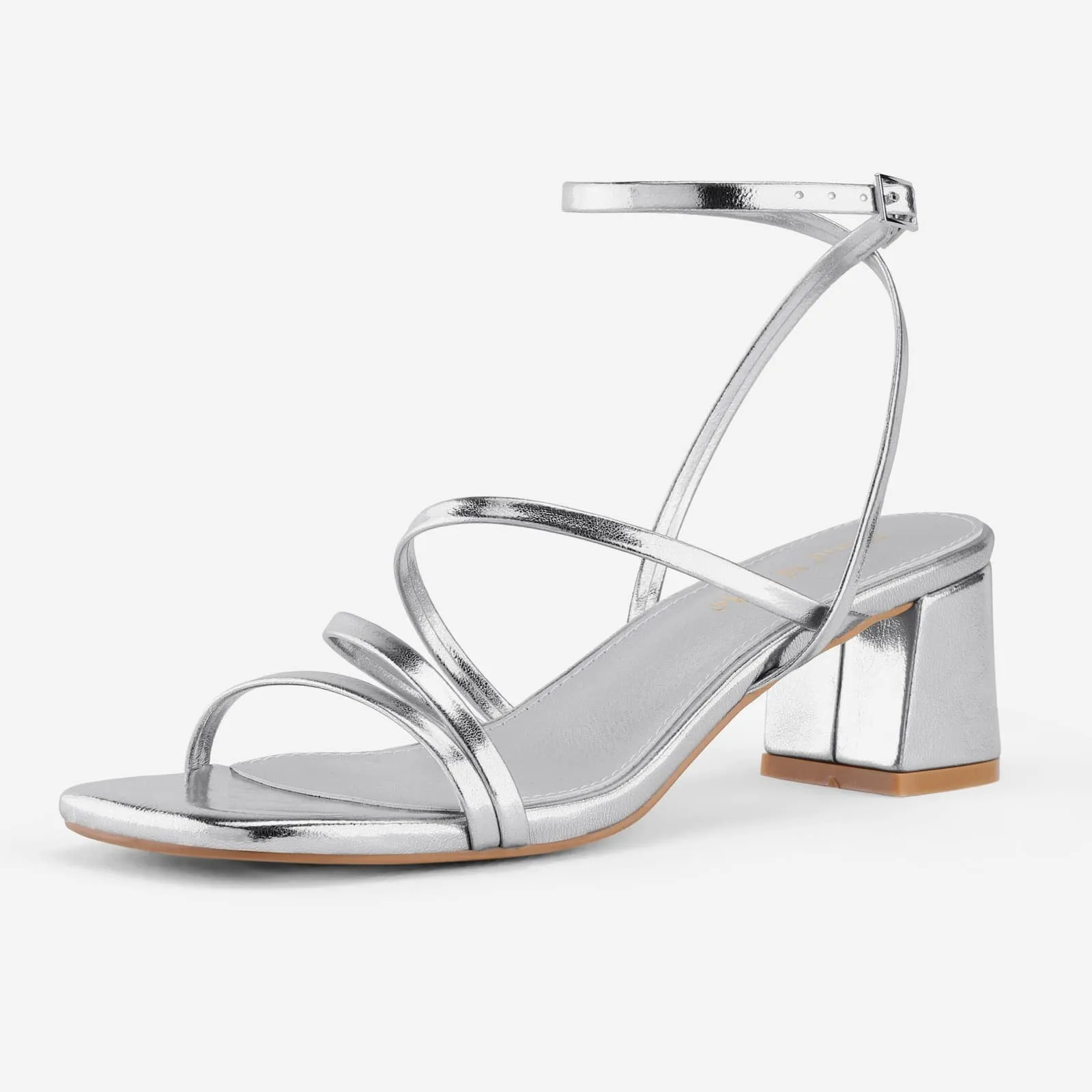 Ankle Strap Low Heel Sandals