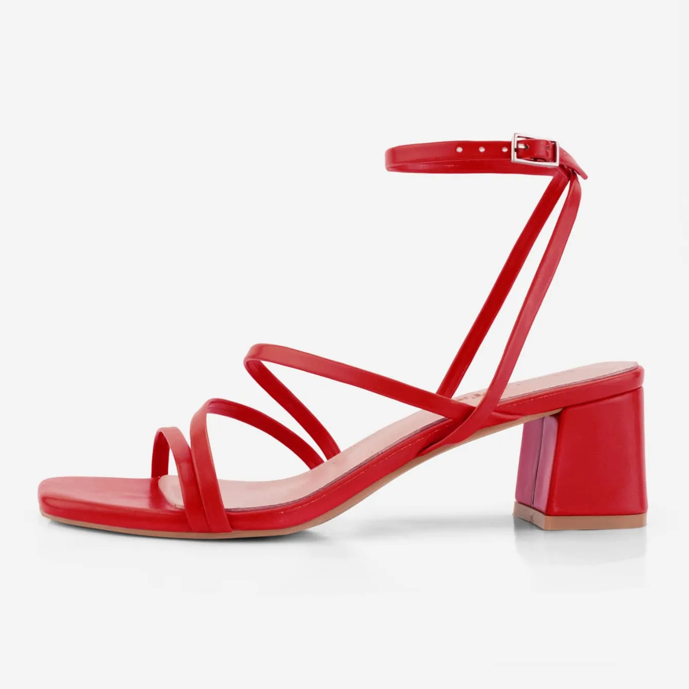 Ankle Strap Low Heel Sandals