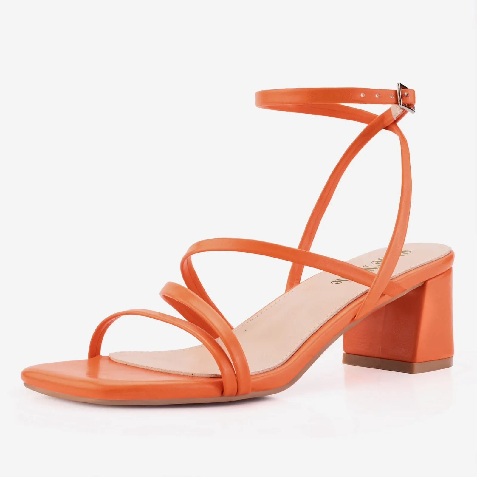Ankle Strap Low Heel Sandals