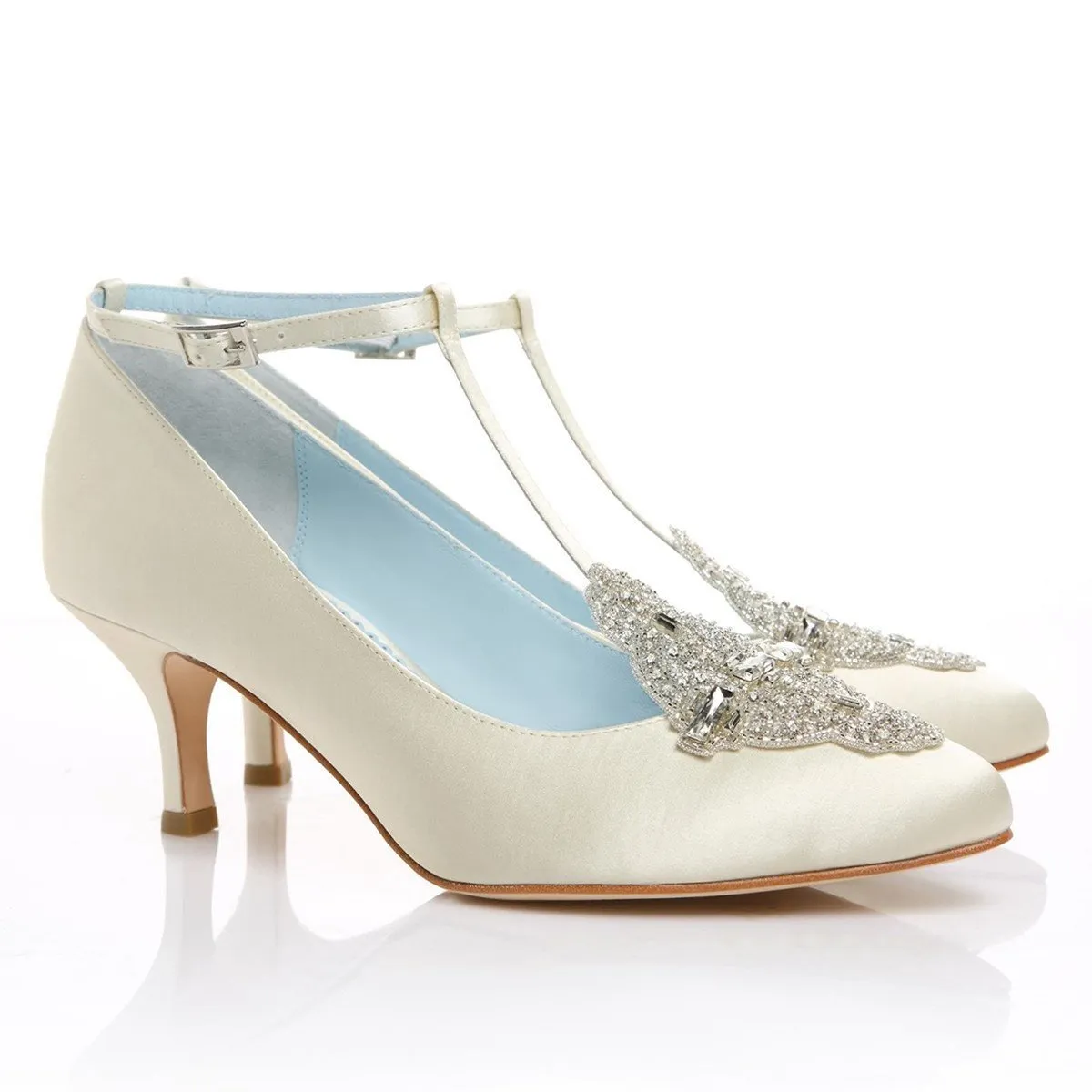 Art Deco Great Gatsby Bridal Shoes in Ivory