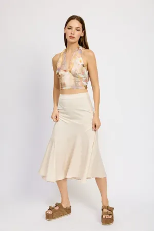 Asymmetrical Midi Skirt