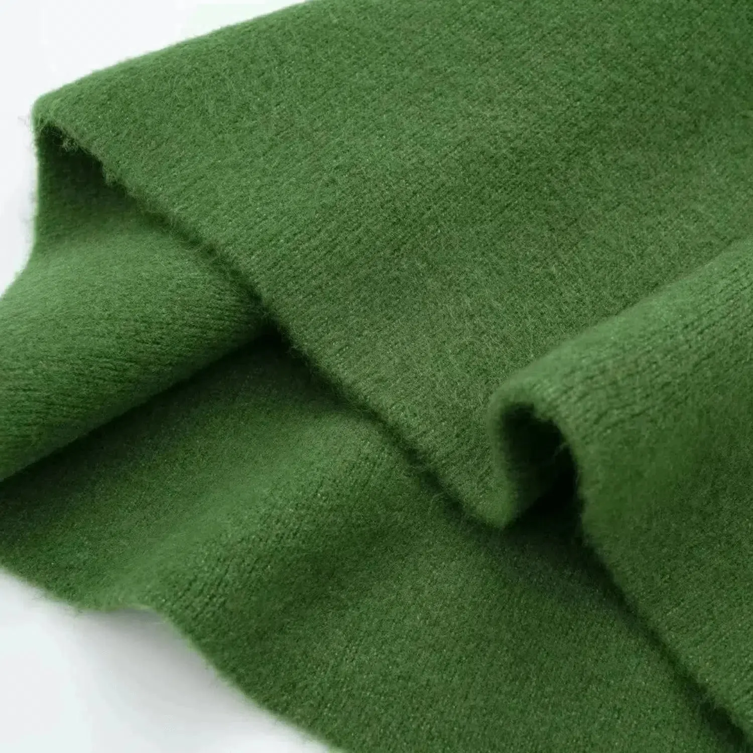 Atterraggio Set – Green – Sleek mini skirt