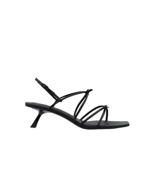 Ballet Strappy Mule in Black
