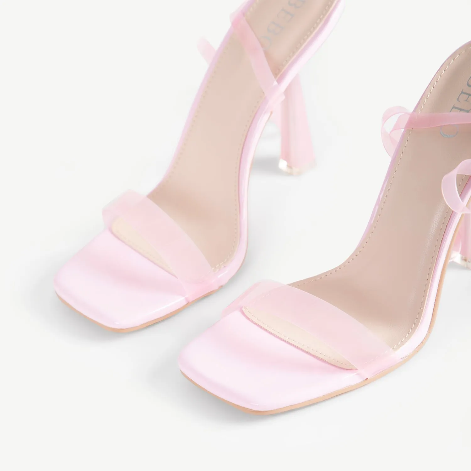 BEBO Arabella Perspex Sandal in Pink