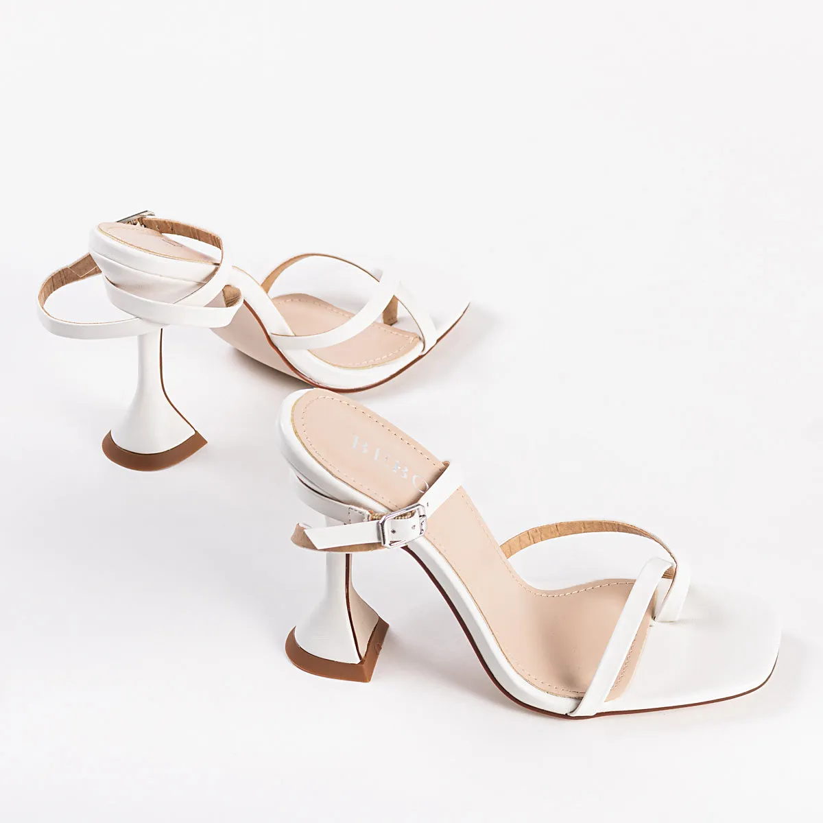 BEBO Trevia Sandal in White