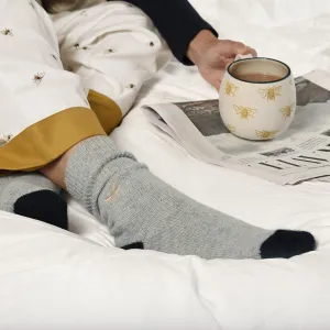 Bees Cashmere Socks
