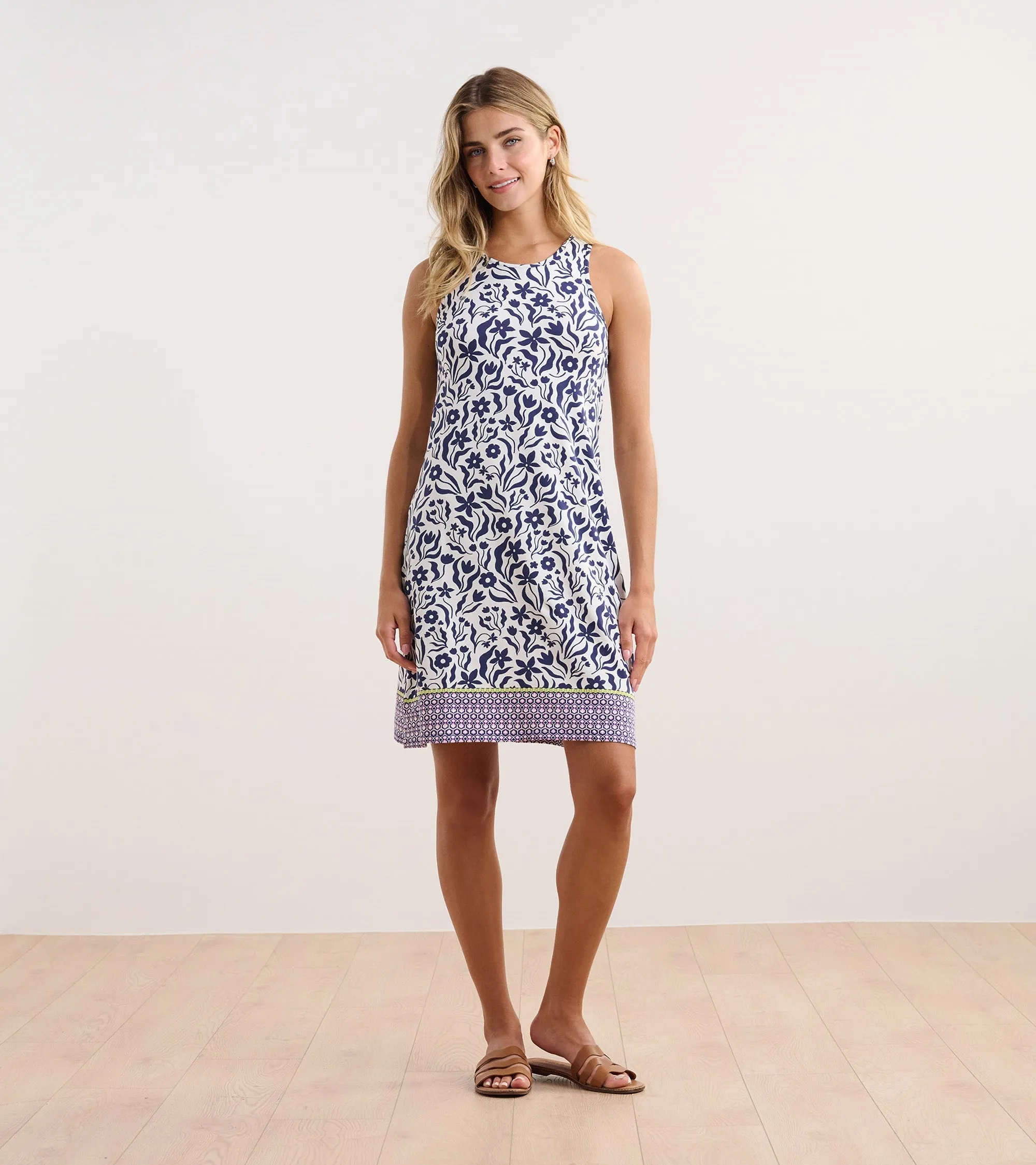 Bella Dress - Wavy Flowers