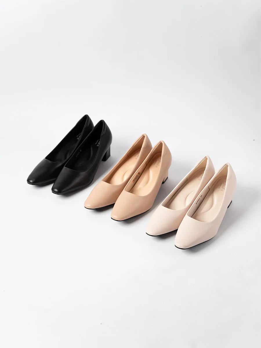 Bibi Square Pump Heels