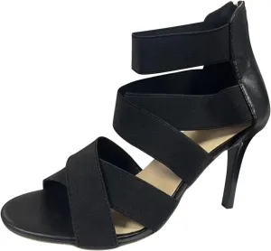 Black Zipper Shoes Women Super High Stiletto Sandals Ladies Thin High Heel Shoes Jelly Platform Sandals for Women