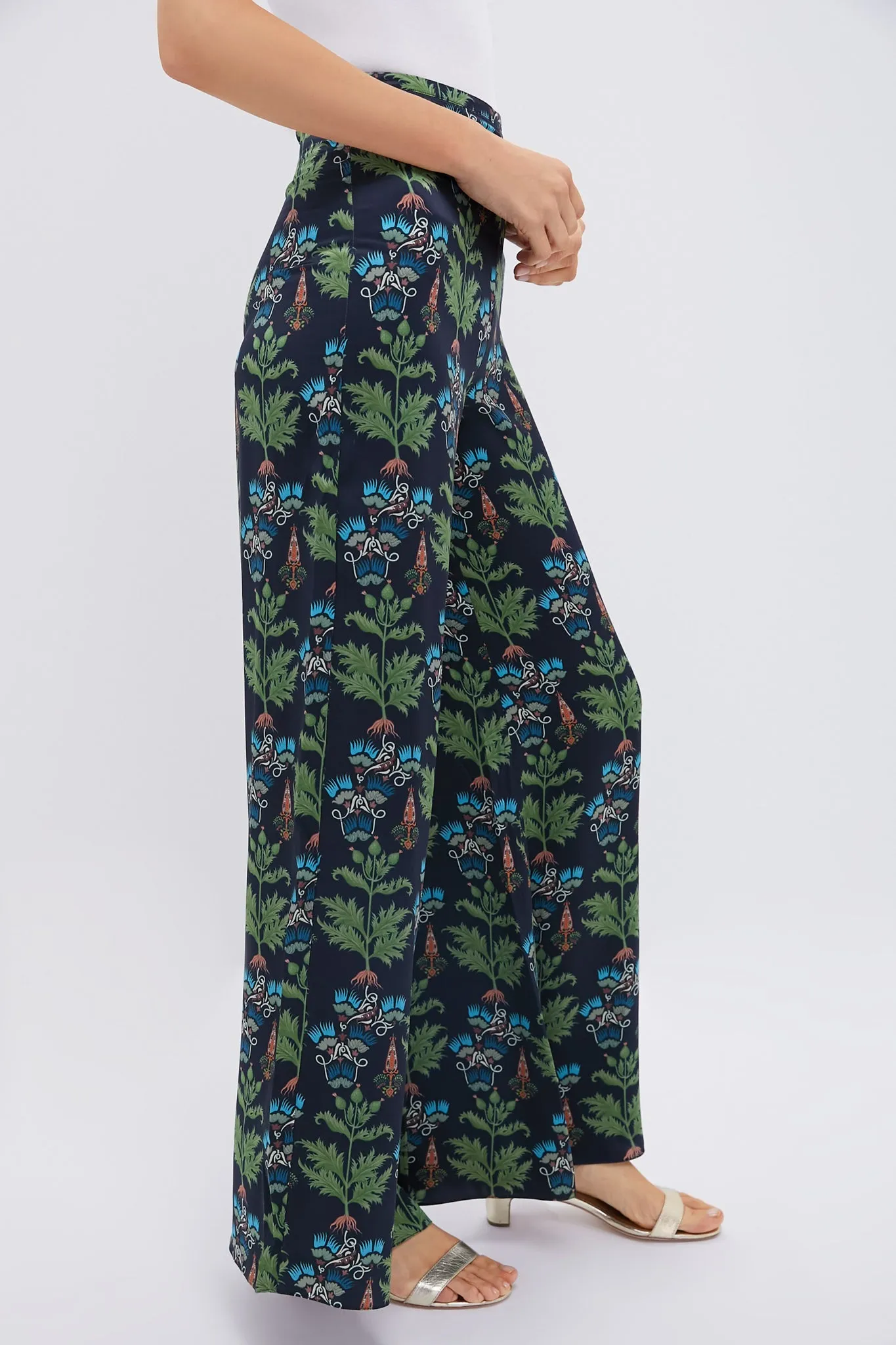 Blue Persian Botanic Blair Pants