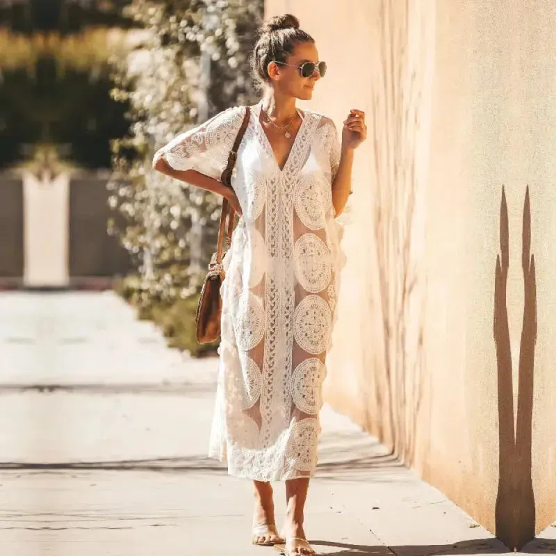 Bohemian Beachwear - Lace Dreams Tunic
