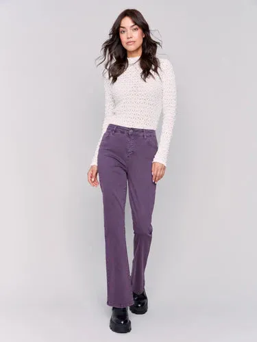 Bootcut Twill Pants
