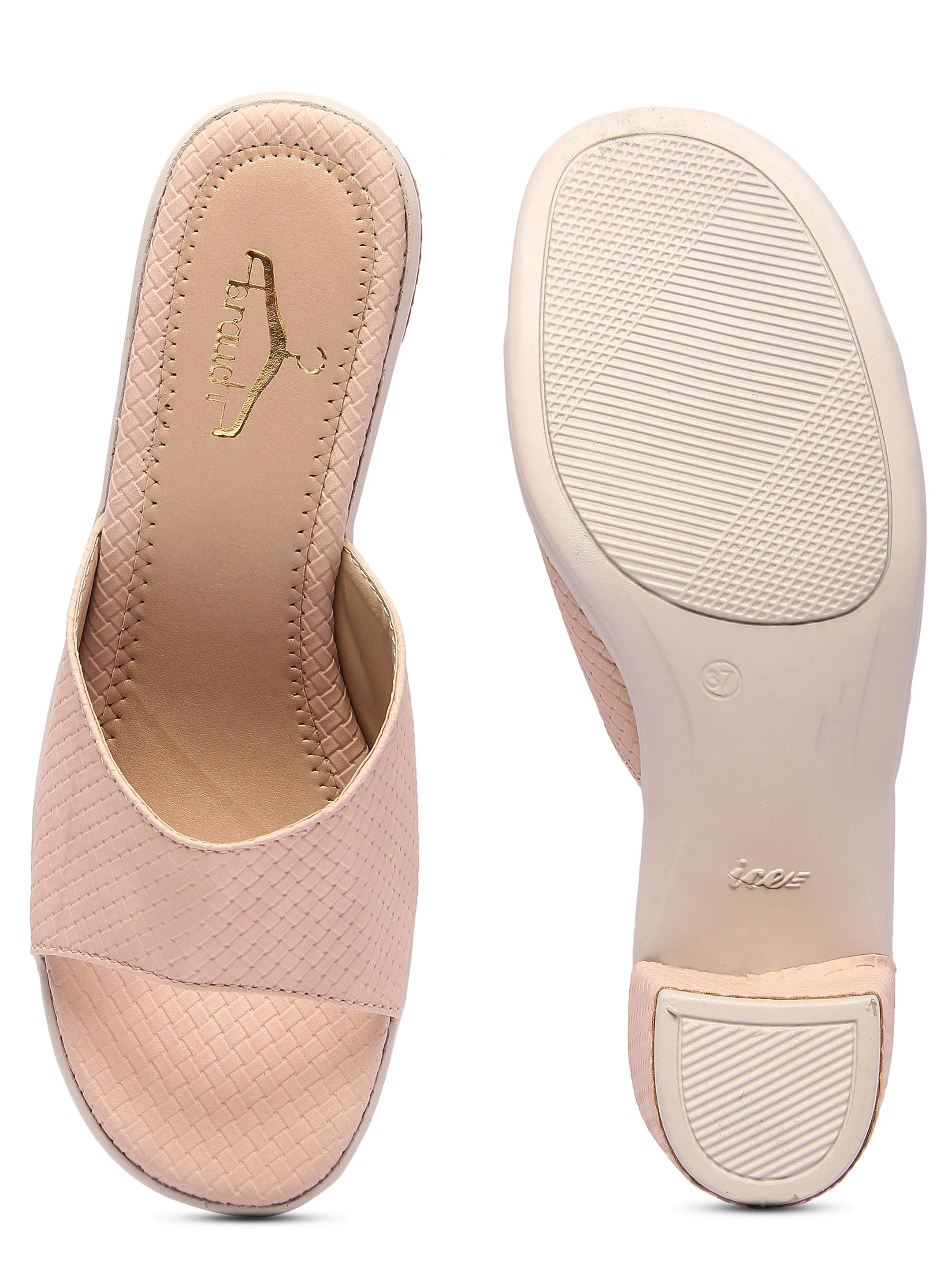 Brauch Women's Nude Patterned Heels