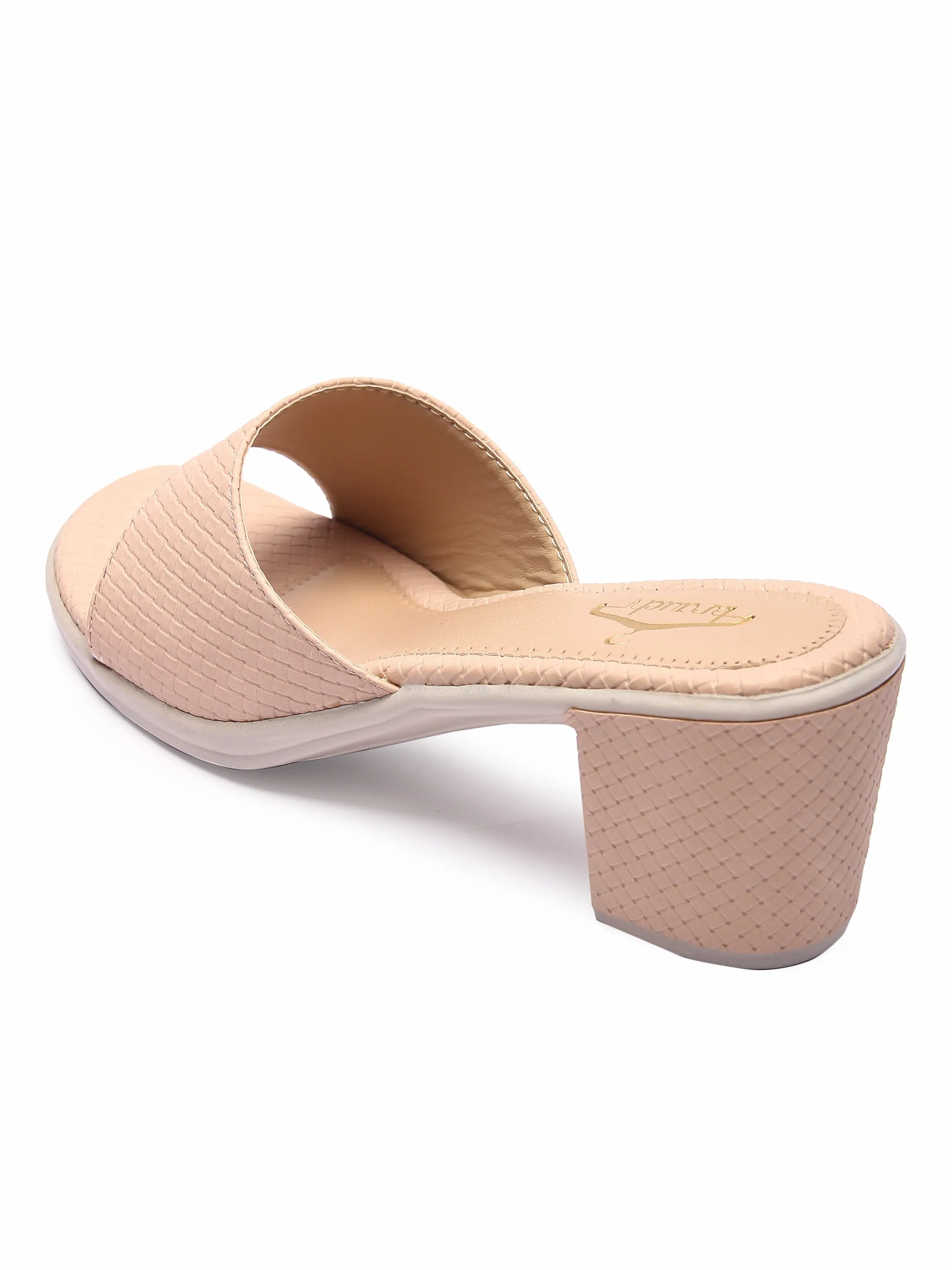 Brauch Women's Nude Patterned Heels