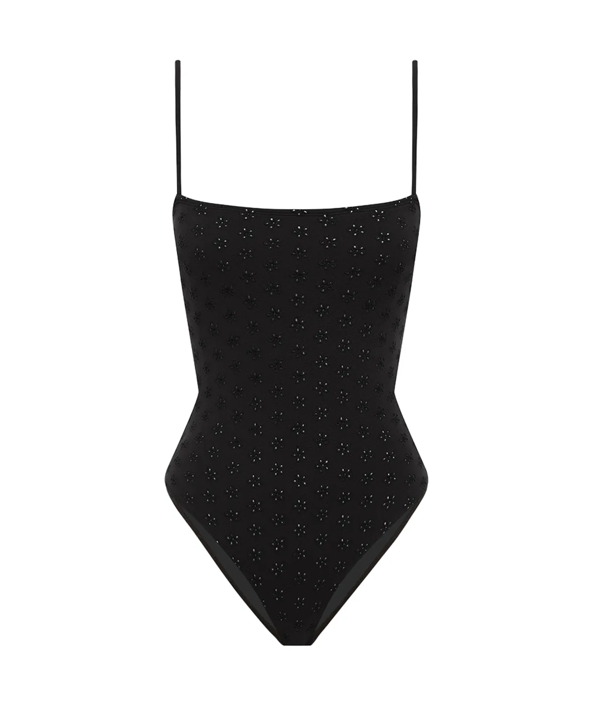 Broderie One Piece in Noir