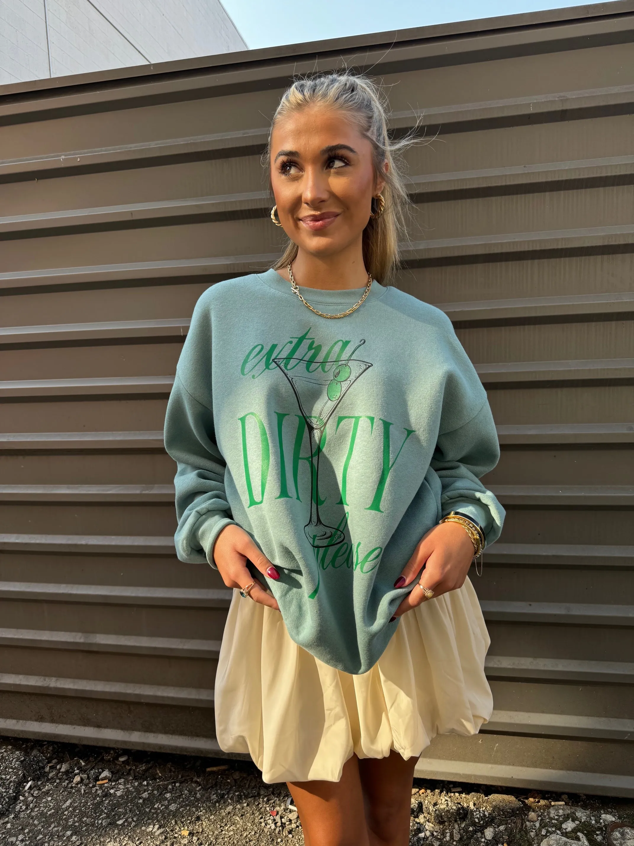 BUBBLY MINI SKIRT
