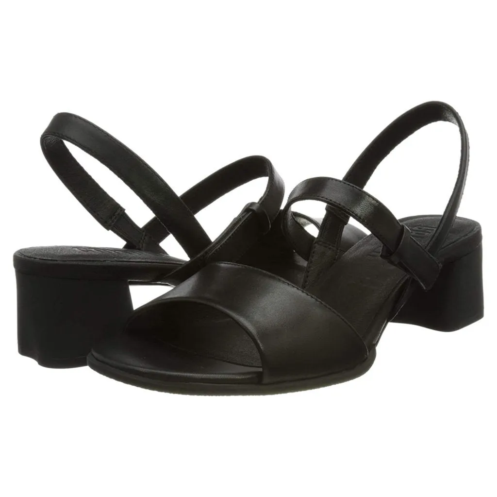 Camper Katie Calfskin Leather Women's Block Heel Sandals