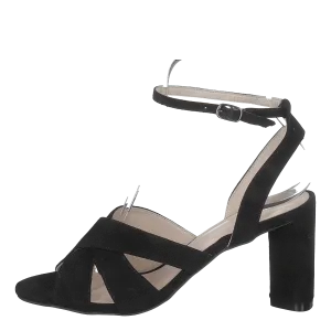 Carlie Suede Sandal 101 - Black 1