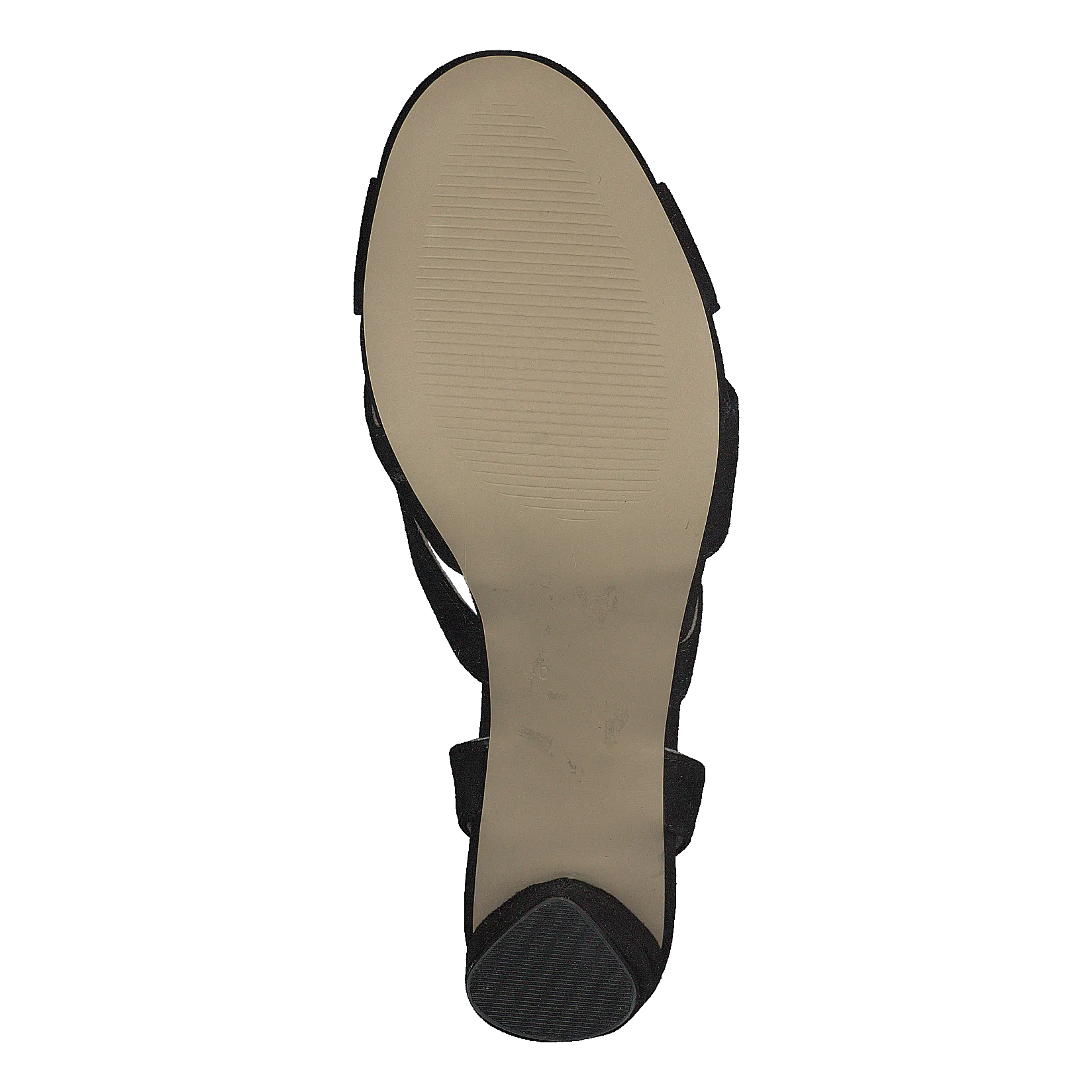 Carlie Suede Sandal 101 - Black 1