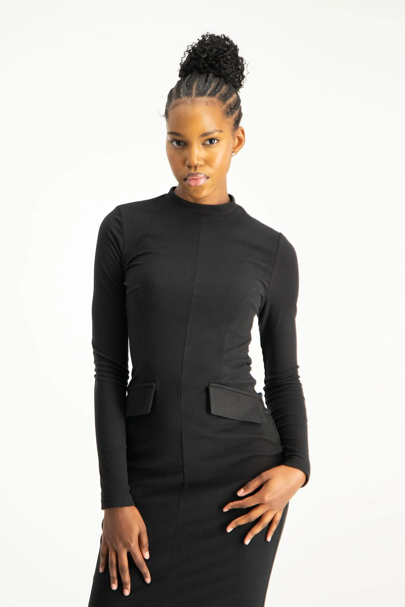 Carmella Long Sleeve Midi Dress