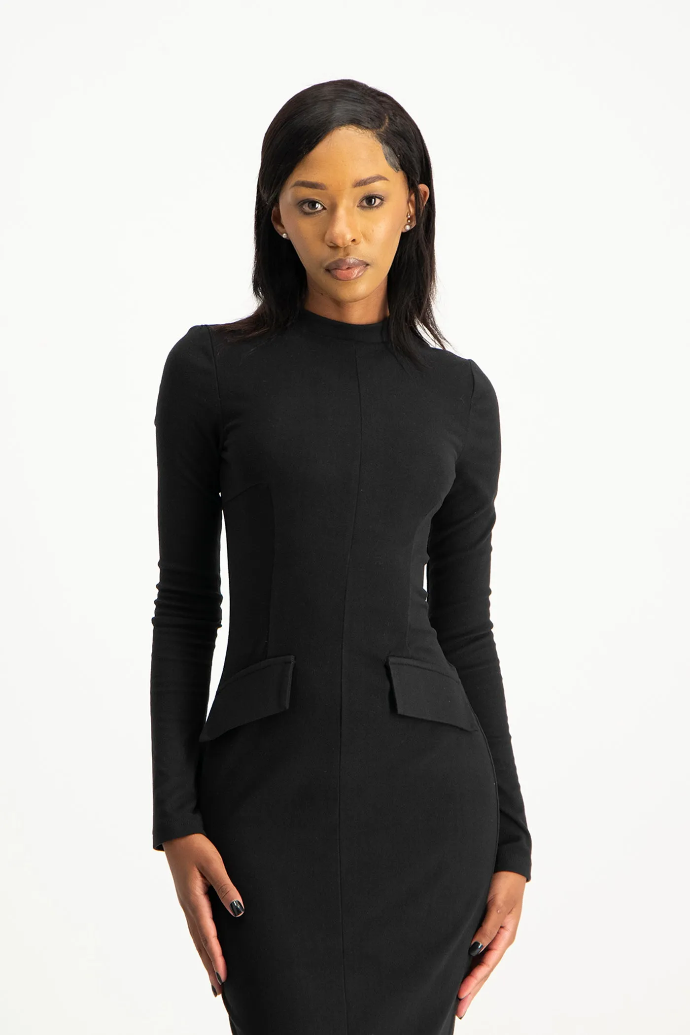 Carmella Long Sleeve Midi Dress