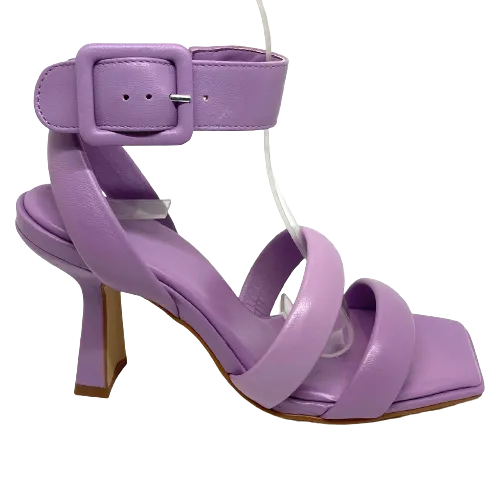 Carrano Ankle Strap Heels  -  Mauve
