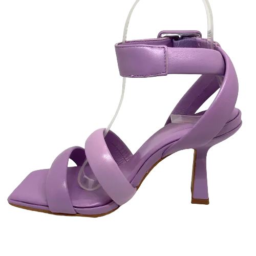 Carrano Ankle Strap Heels  -  Mauve