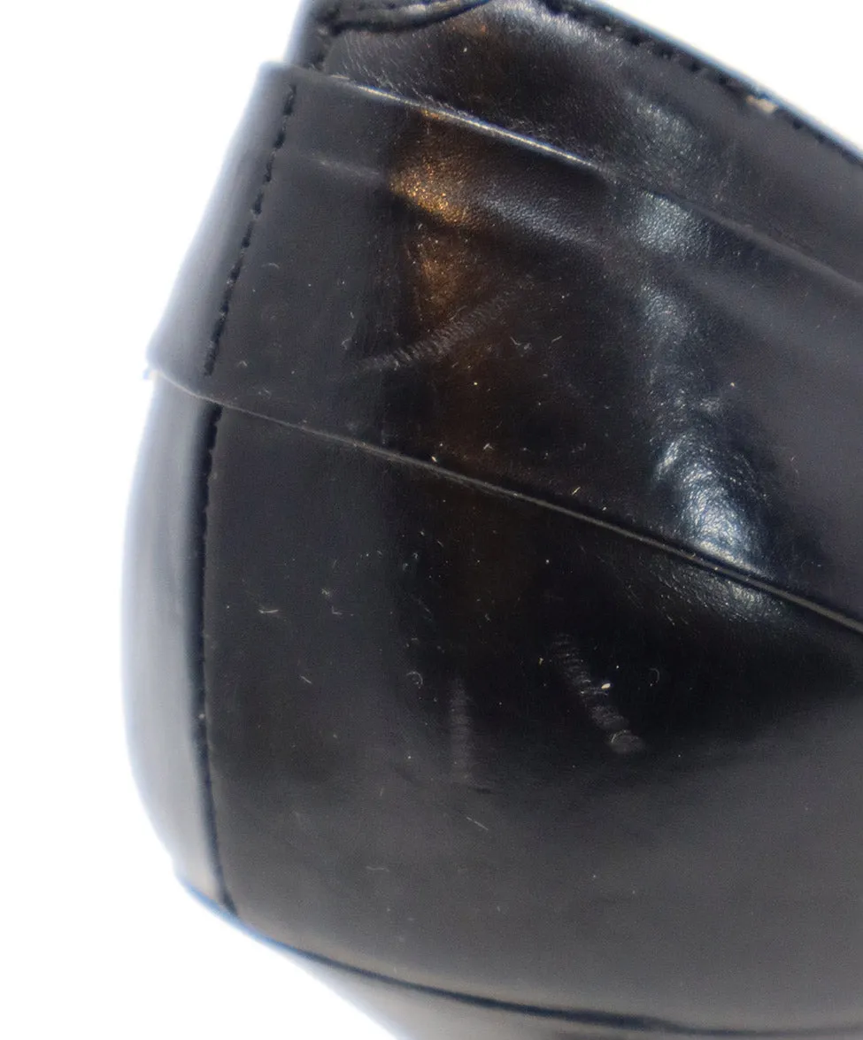 Chanel Black Leather Heels sz 9