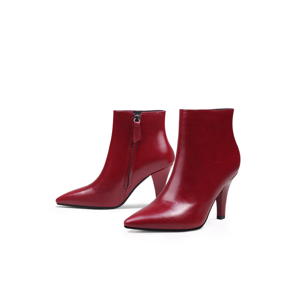 Chic Monotone Ankle Boots