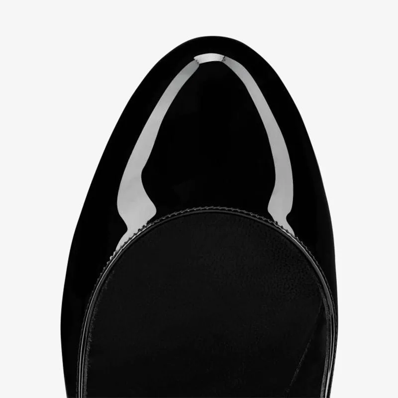 Comfortable Patent Leather Pump with 140mm Heel