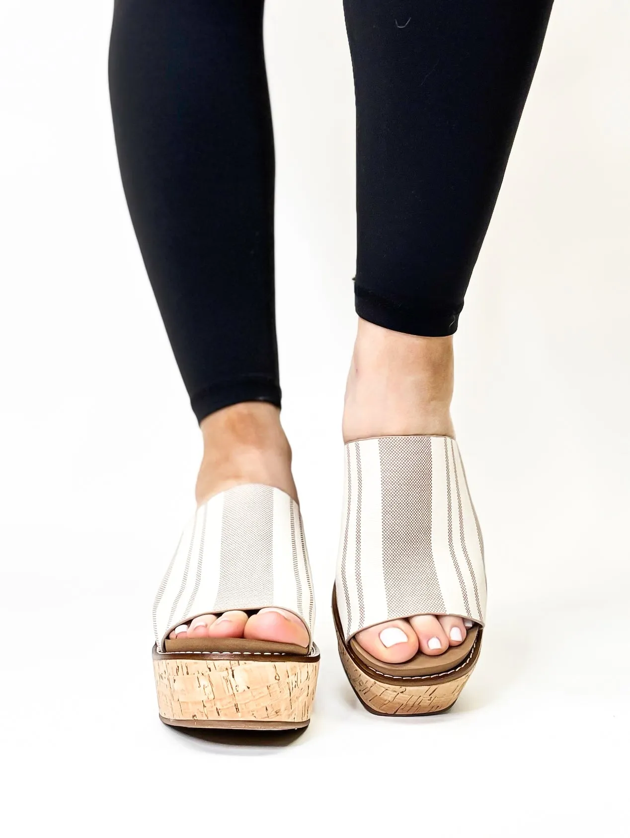 Corky's Tan Natural Stripe Mugshot Shoes