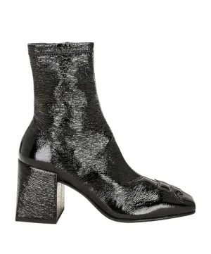 Courrèges Vinyl Logo Ankle Heeled Boots