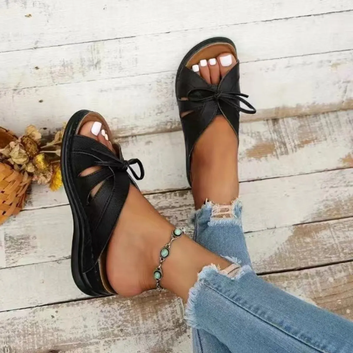 Cove Tied Open Toe Sandals