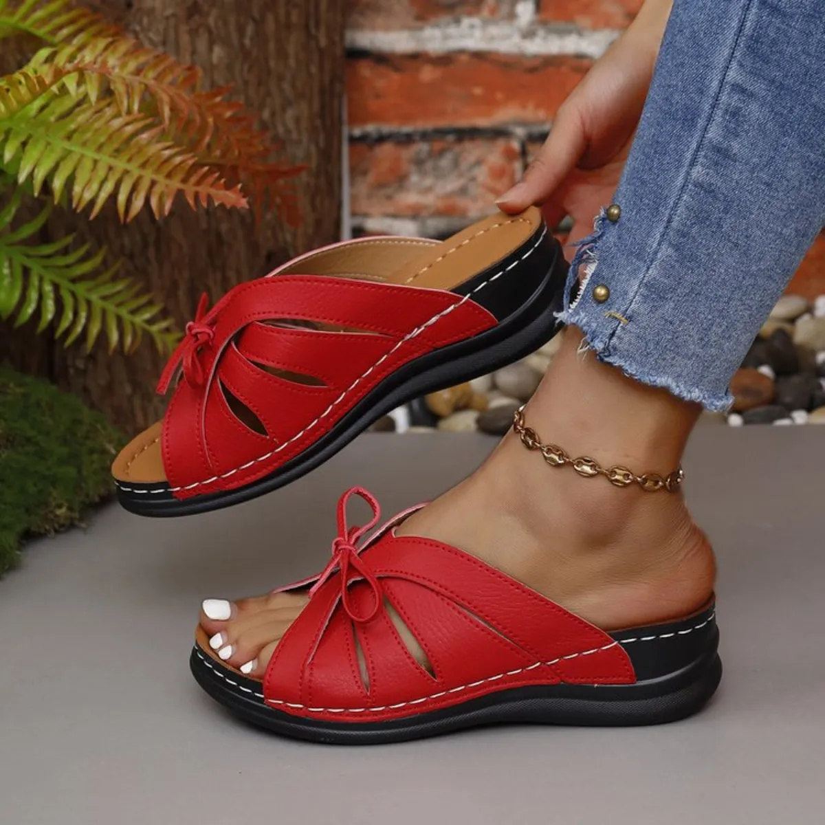 Cove Tied Open Toe Sandals