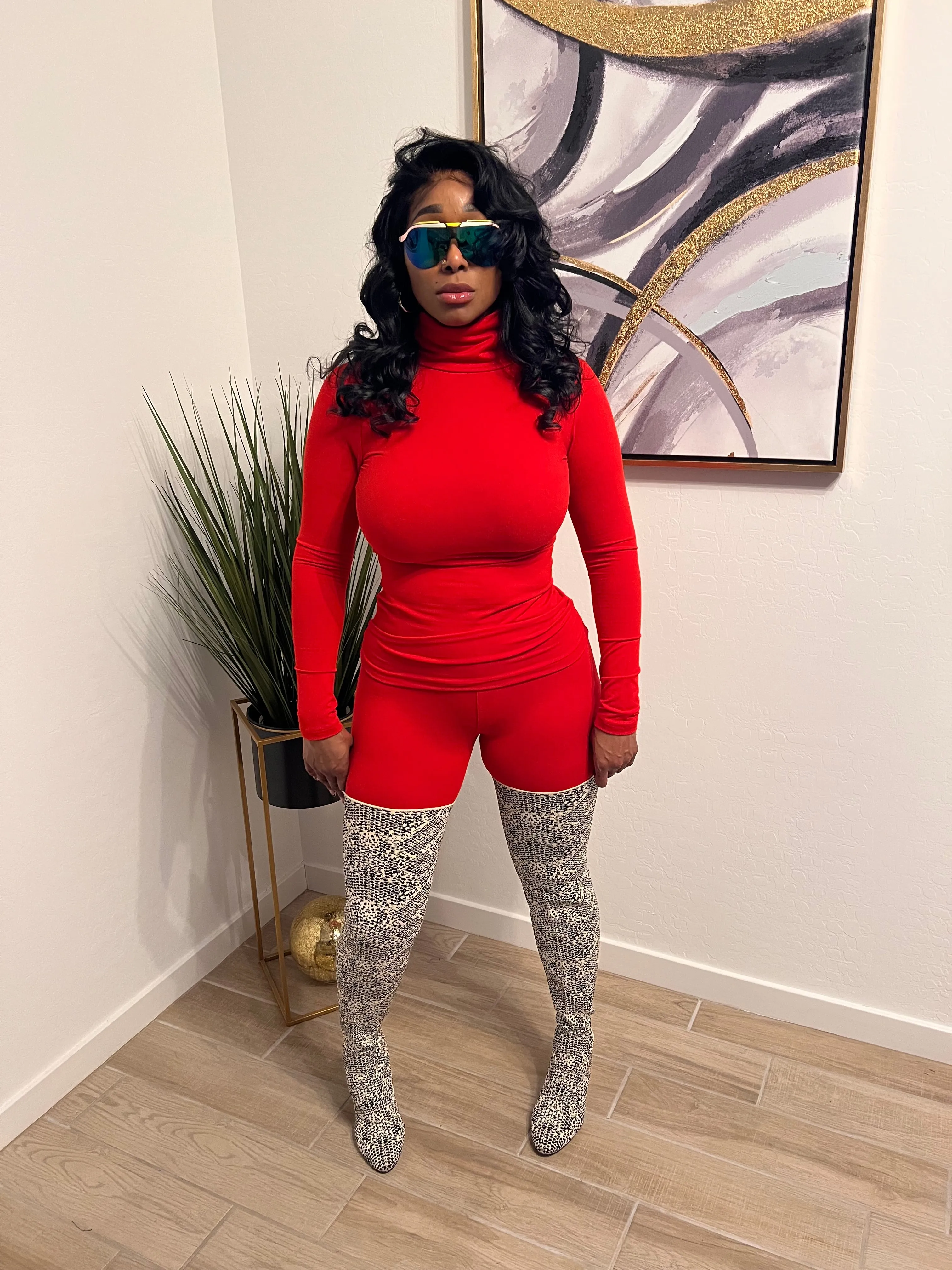 Crimson Cozy Set