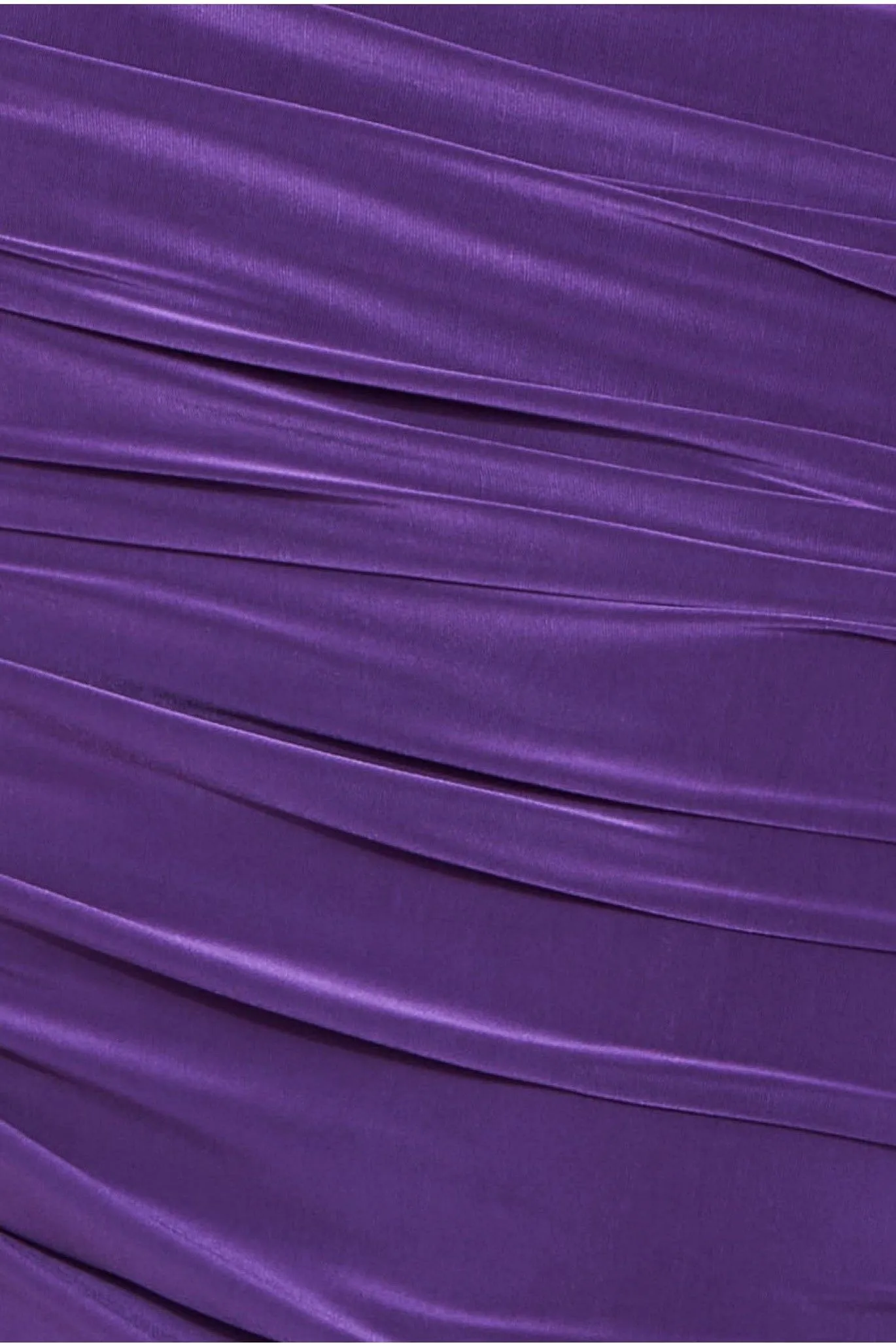 Cut Out Ruched Midi With Drawstring - Purple by City Goddess